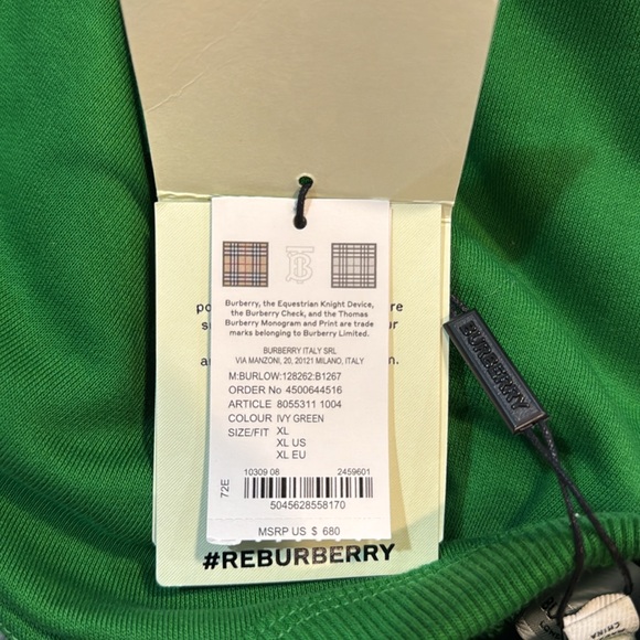 NWT 100% Authentic Burberry Sweater - Picture 4 of 4